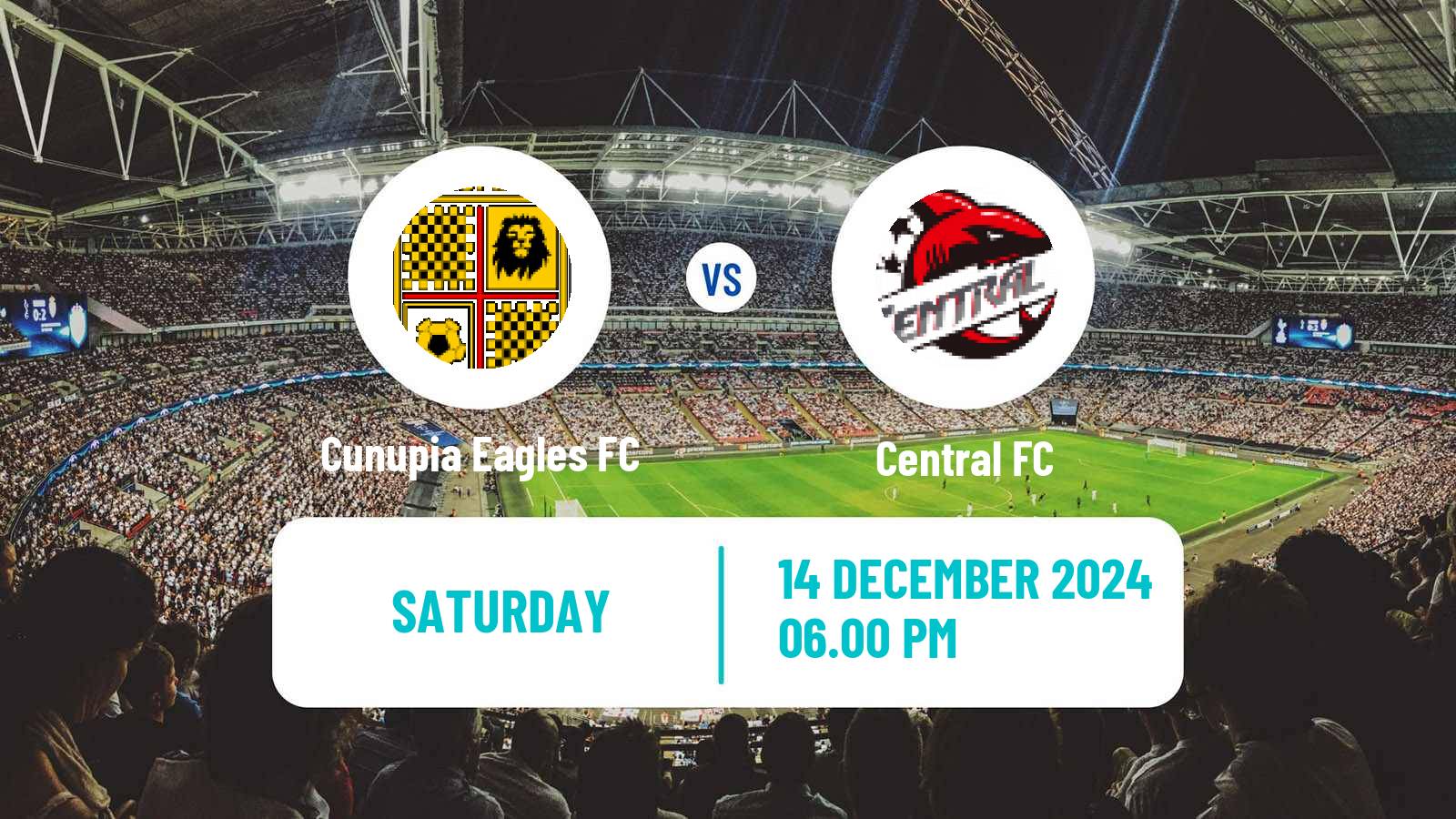 Soccer Trinidad and Tobago Premier League Cunupia Eagles FC - Central FC