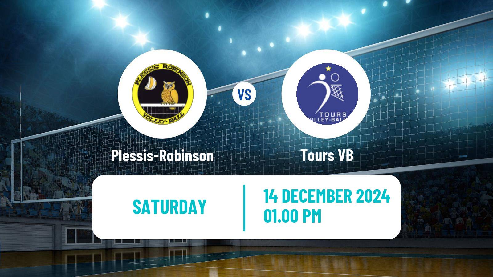 Volleyball French Ligue A Volleyball Plessis-Robinson - Tours VB