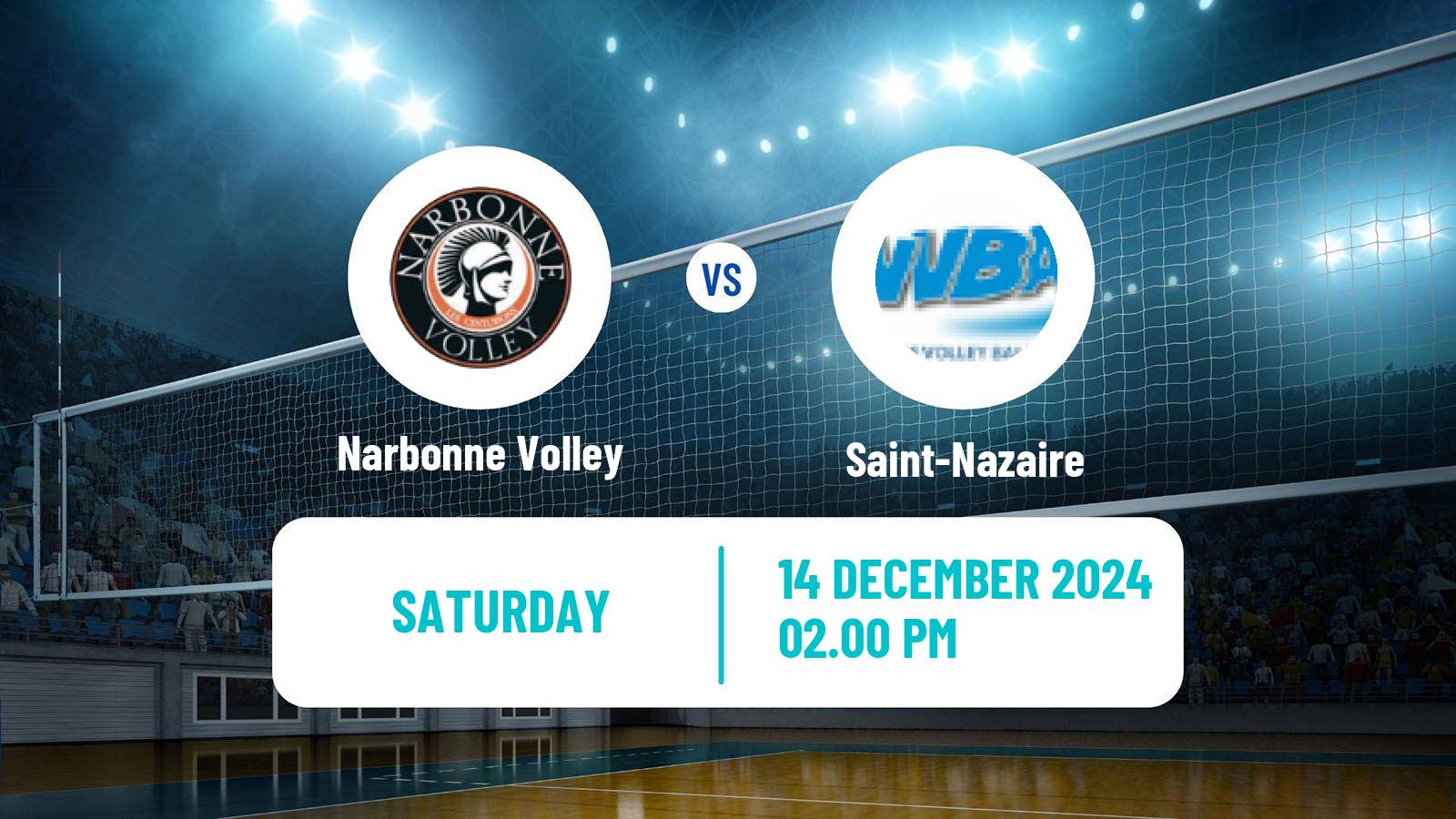 Volleyball French Ligue A Volleyball Narbonne Volley - Saint-Nazaire