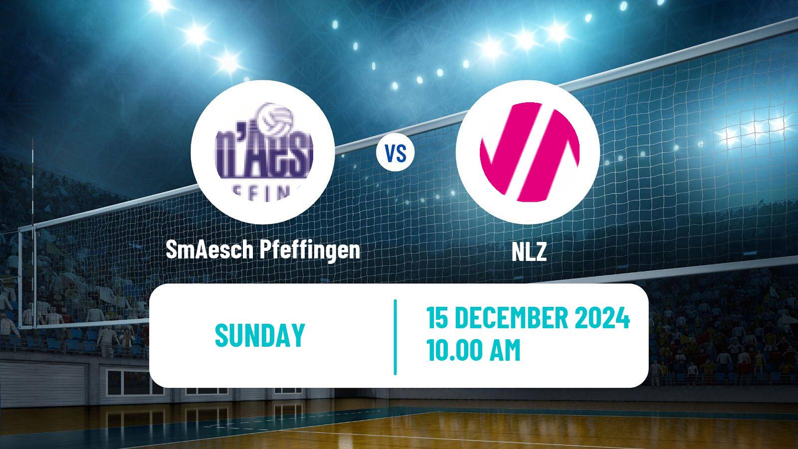 Volleyball Swiss NLA Volleyball Women SmAesch Pfeffingen - NLZ