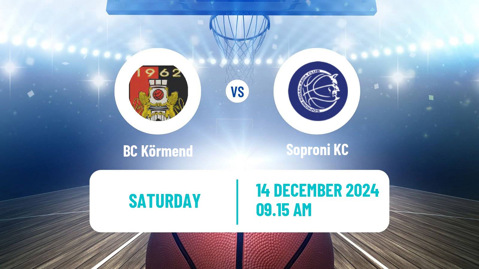 Basketball Hungarian NB I Basketball BC Körmend - Soproni KC