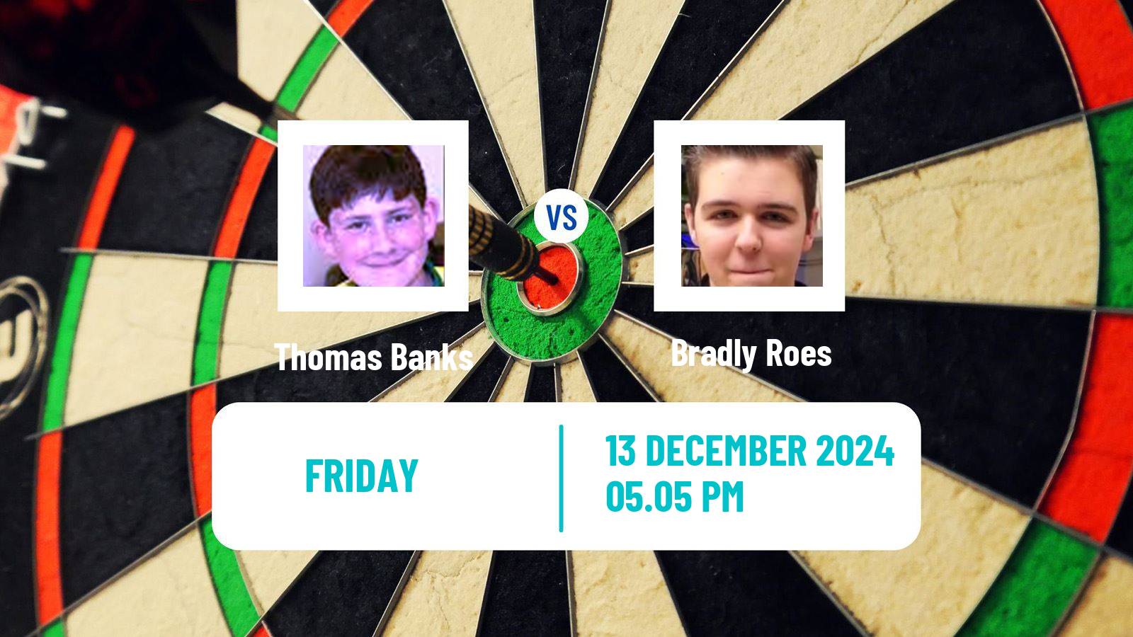 Darts Adc Global Championship Thomas Banks - Bradly Roes