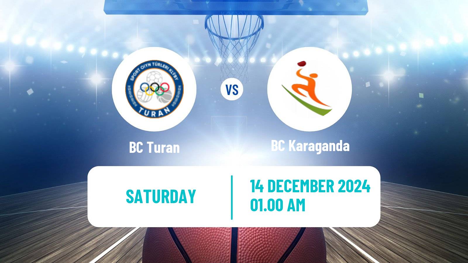 Basketball Kazakh Higher League Basketball Turan - Karaganda