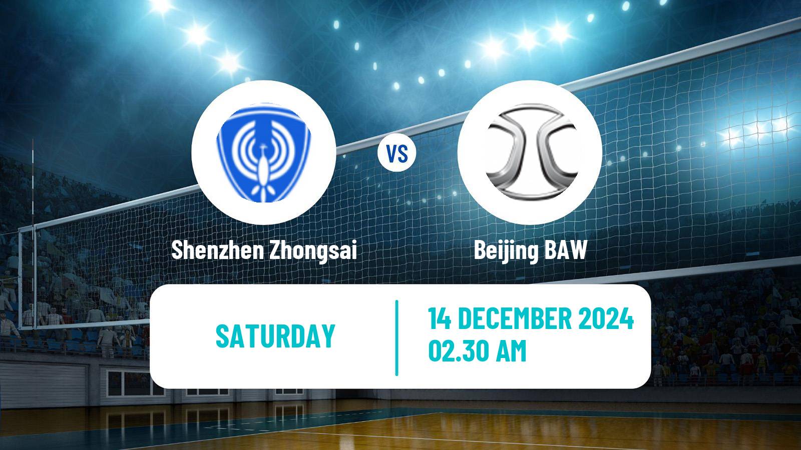 Volleyball Chinese CVL Women Shenzhen Zhongsai - Beijing BAW