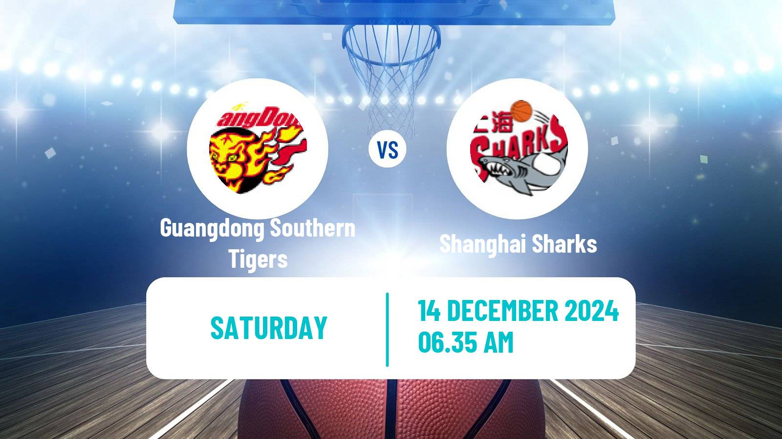 Basketball CBA Guangdong Southern Tigers - Shanghai Sharks