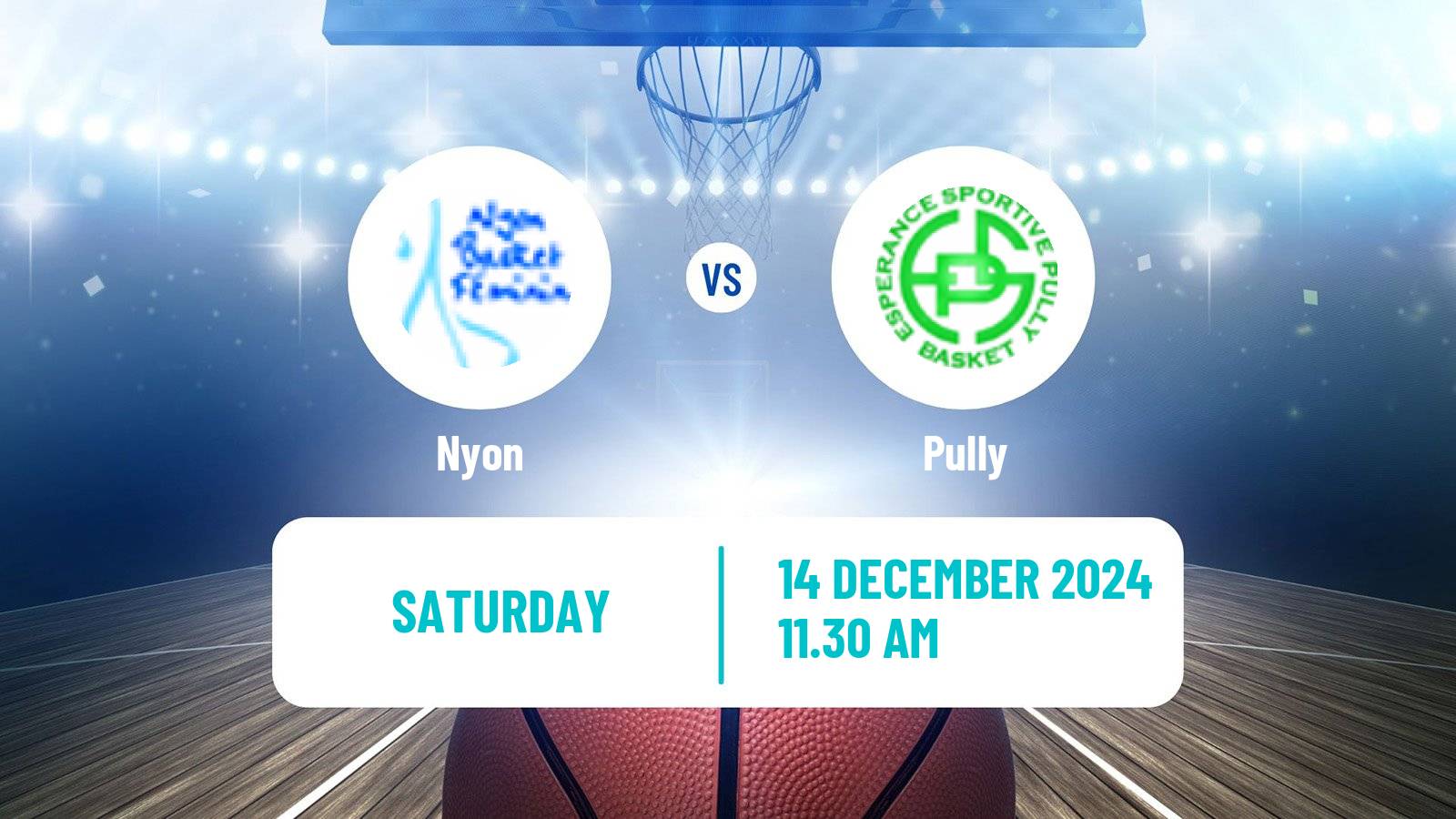 Basketball Swiss SB League Basketball Women Nyon - Pully