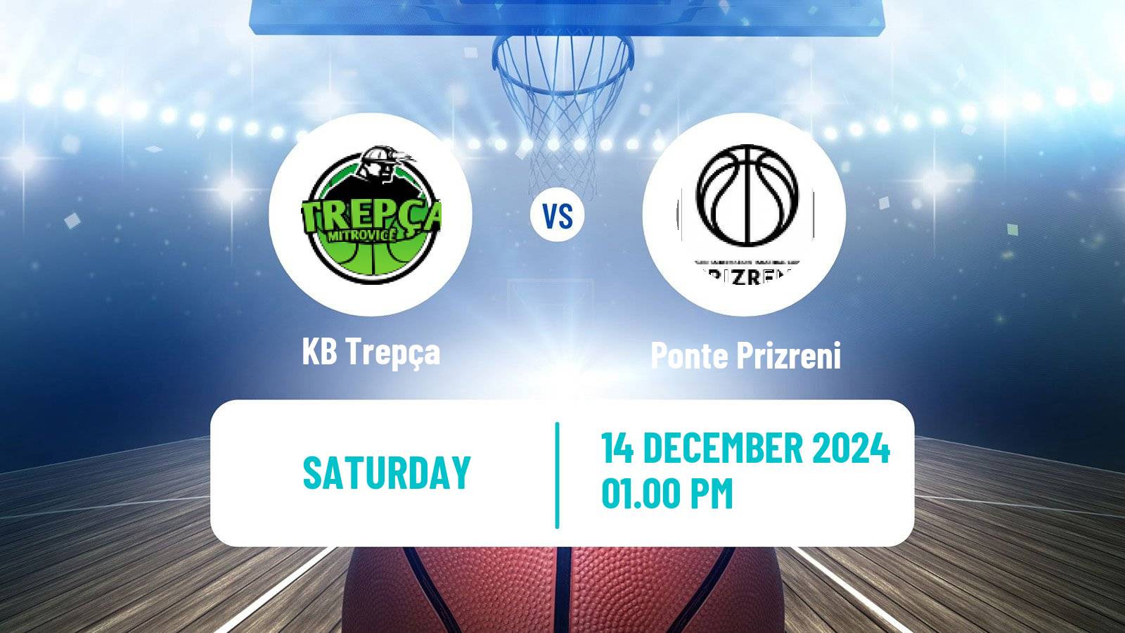 Basketball Kosovo Superliga Basketball Trepça - Ponte Prizreni