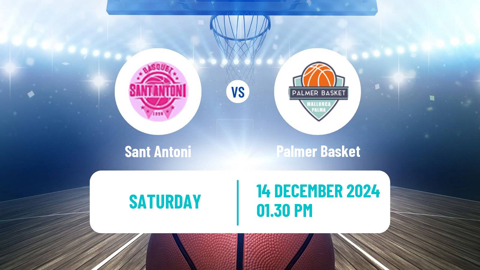 Basketball Spanish LEB Plata Sant Antoni - Palmer Basket