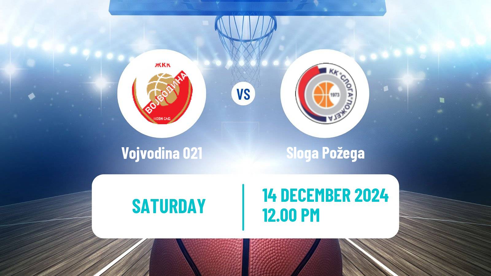 Basketball Serbian 1 ZLS Basketball Women Vojvodina 021 - Sloga Požega