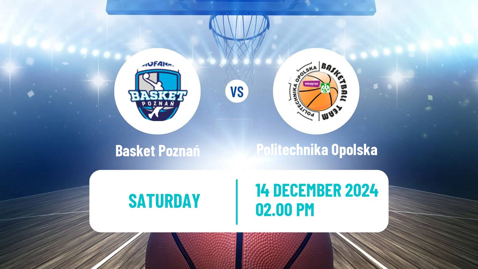 Basketball Polish 1 Liga Basketball Basket Poznań - Politechnika Opolska