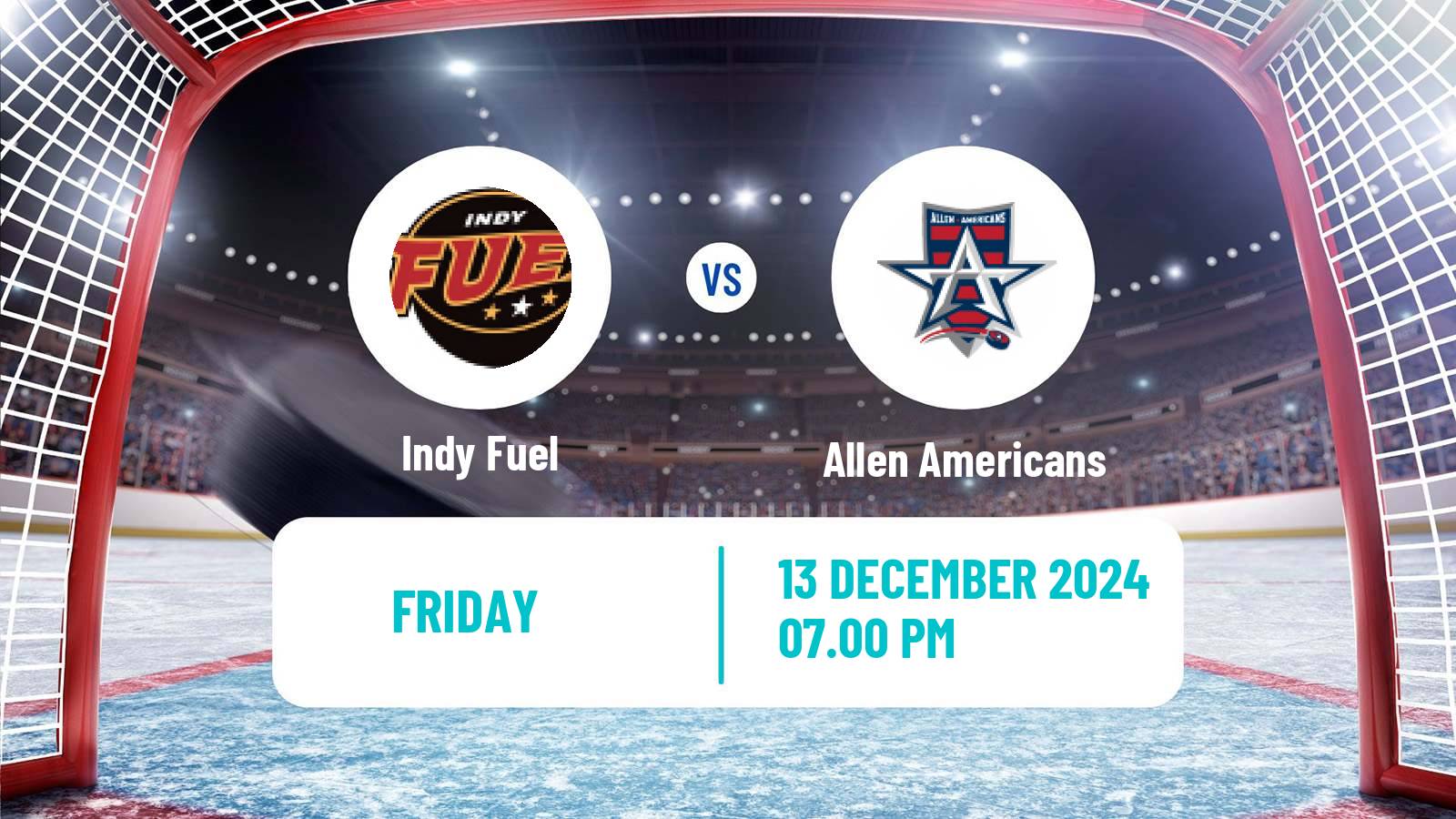 Hockey ECHL Indy Fuel - Allen Americans