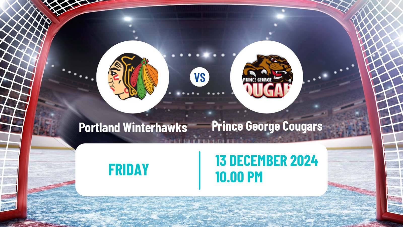 Hockey WHL Portland Winterhawks - Prince George Cougars