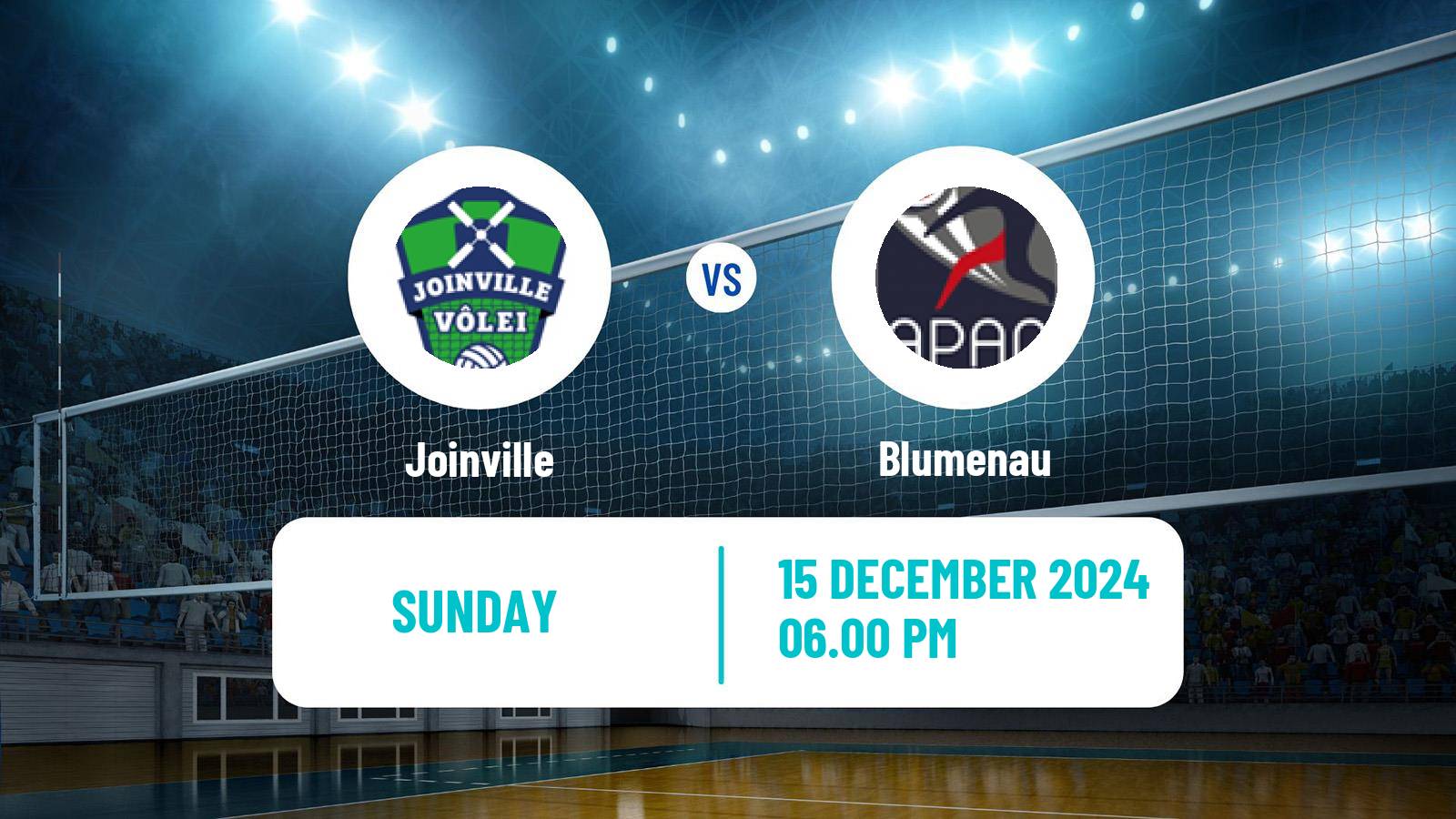 Volleyball Brazilian SuperLiga Volleyball Joinville - Blumenau