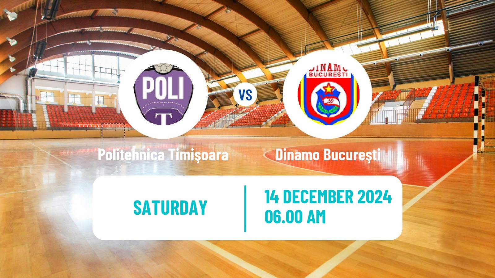 Handball Romanian Liga Nationala Handball Politehnica Timişoara - Dinamo Bucureşti