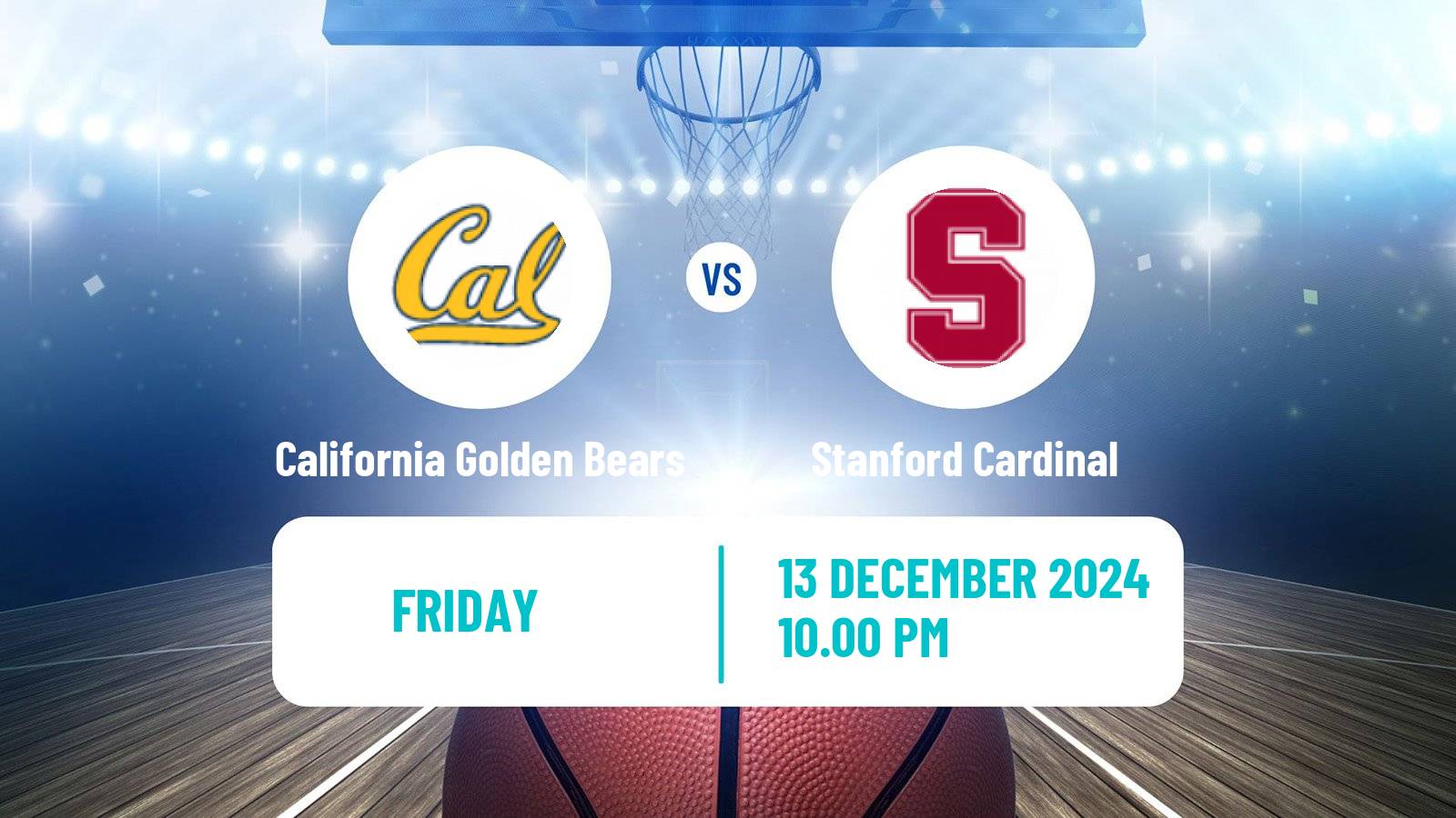 Basketball NCAA College Basketball Women California Golden Bears - Stanford Cardinal