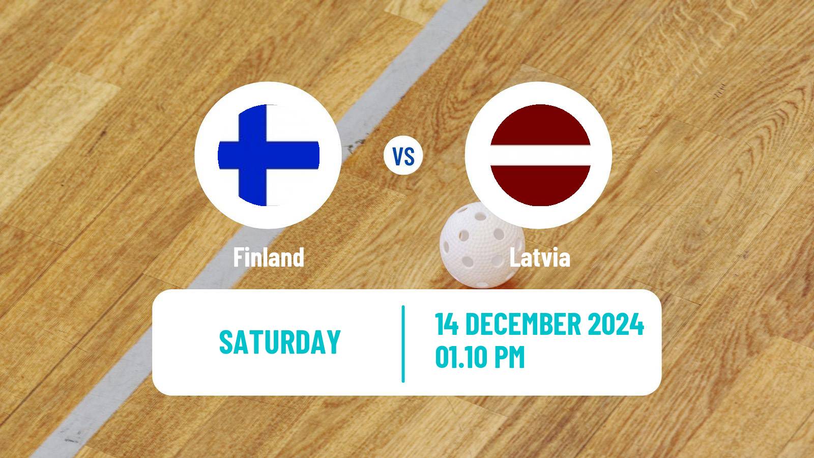 Floorball World Championship Floorball Finland - Latvia