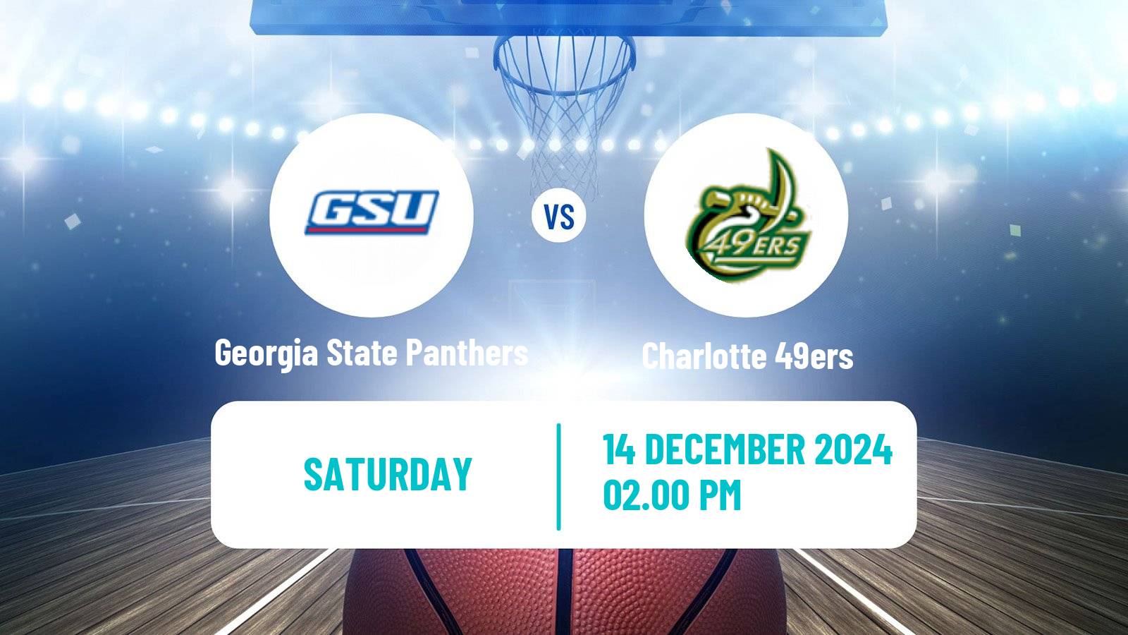 Basketball NCAA College Basketball Georgia State Panthers - Charlotte 49ers