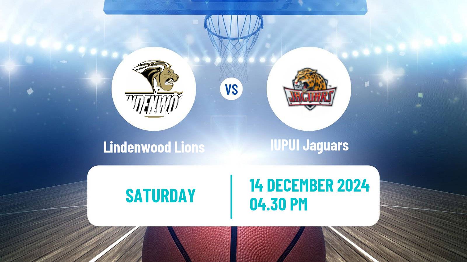 Basketball NCAA College Basketball Lindenwood Lions - IUPUI Jaguars