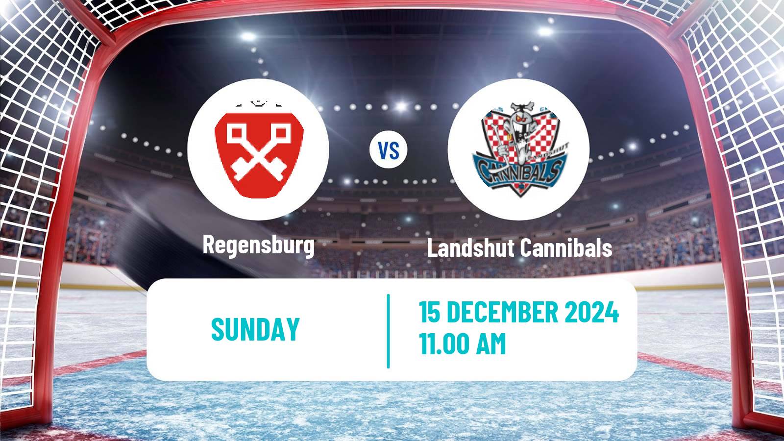 Hockey German DEL2 Regensburg - Landshut Cannibals