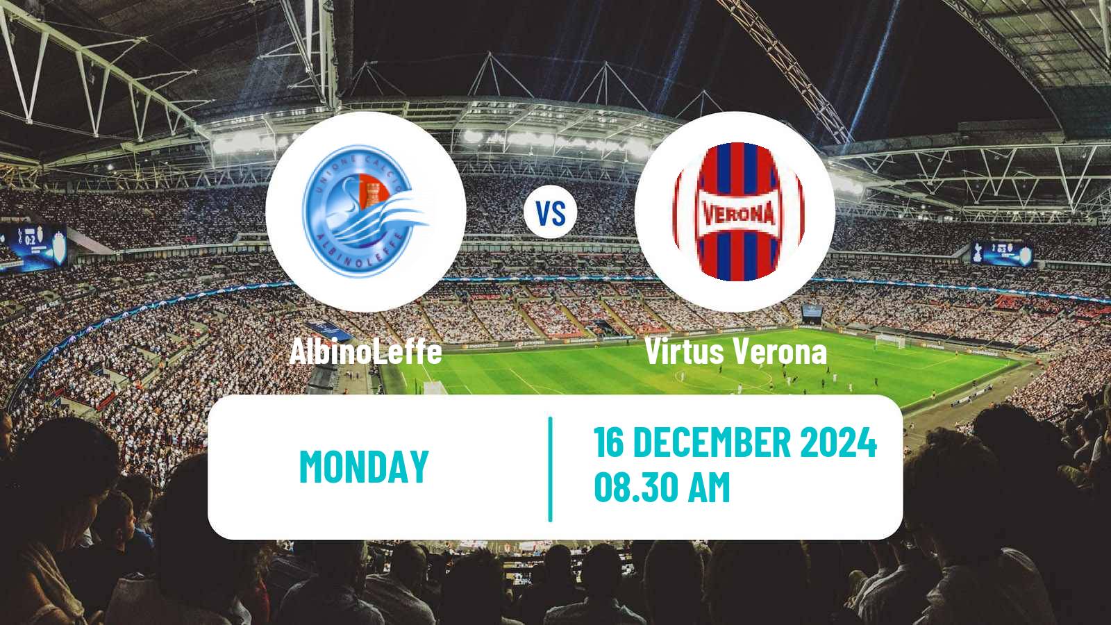 Soccer Italian Serie C Group A AlbinoLeffe - Virtus Verona