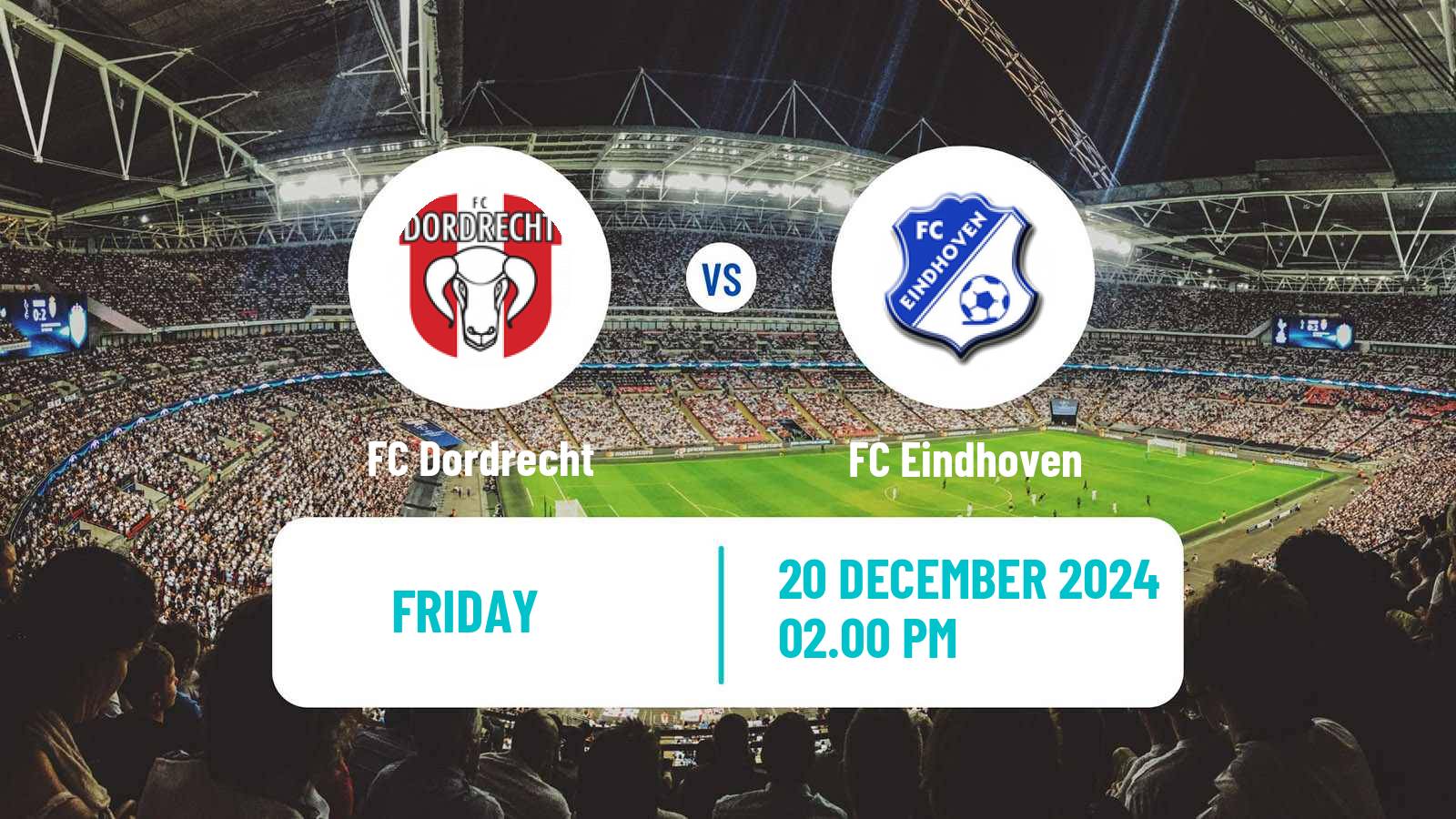 Soccer Dutch Eerste Divisie Dordrecht - FC Eindhoven