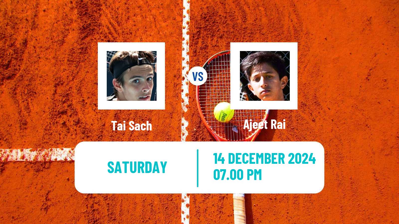 Tennis ITF M15 Wellington Men Tai Sach - Ajeet Rai