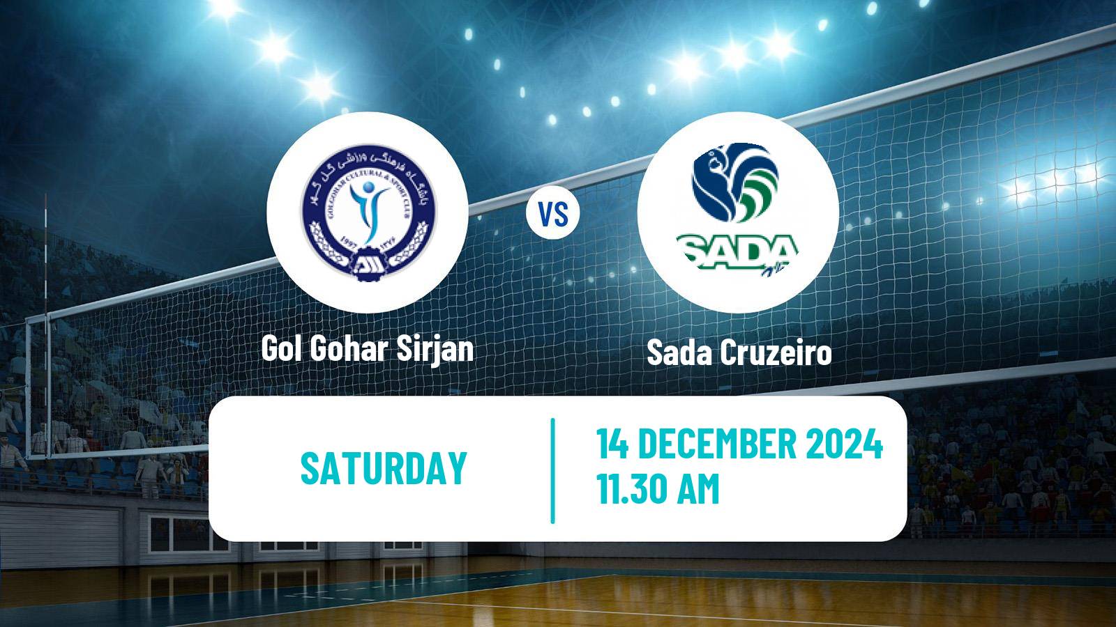 Volleyball Club World Championship Volleyball Gol Gohar Sirjan - Sada Cruzeiro