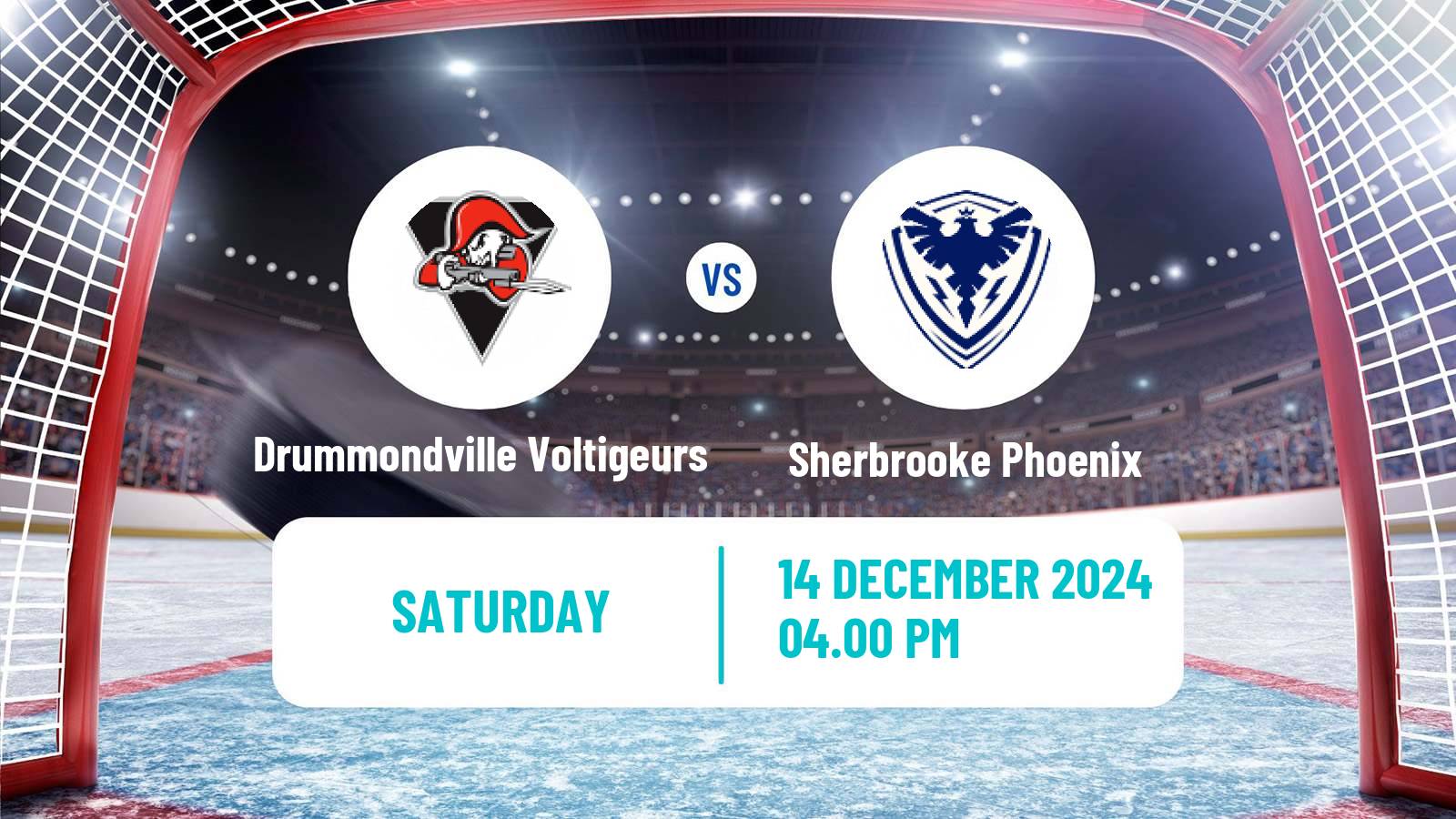 Hockey QMJHL Drummondville Voltigeurs - Sherbrooke Phoenix