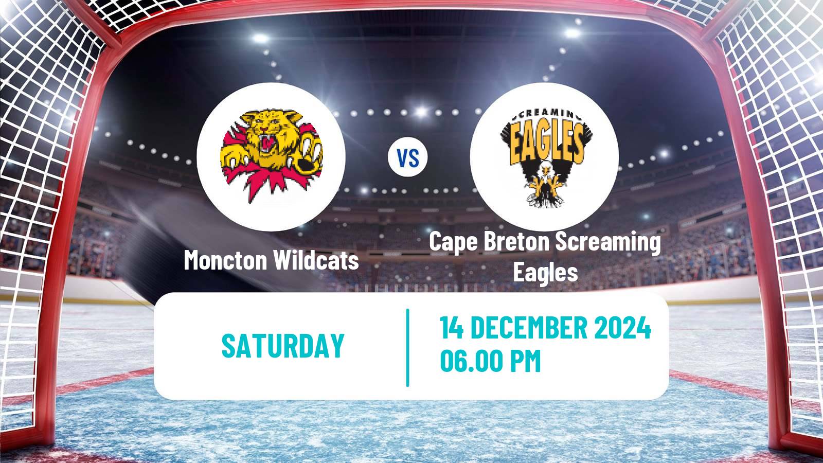 Hockey QMJHL Moncton Wildcats - Cape Breton Screaming Eagles