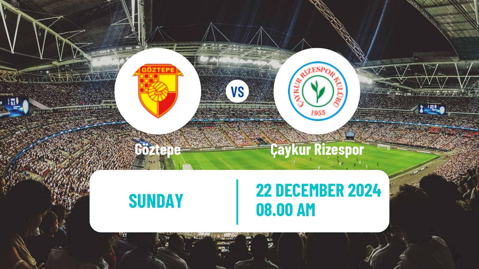 Soccer Turkish Super League Göztepe - Çaykur Rizespor