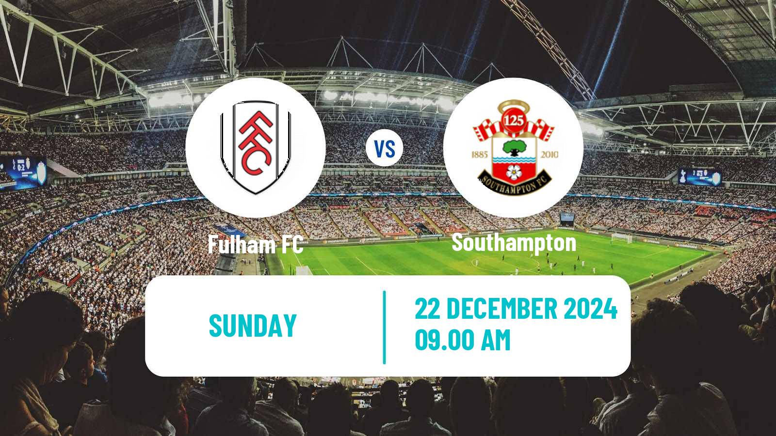 Soccer English Premier League Fulham - Southampton