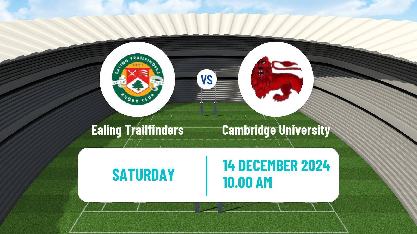 Rugby union English Championship Rugby Ealing Trailfinders - Cambridge University