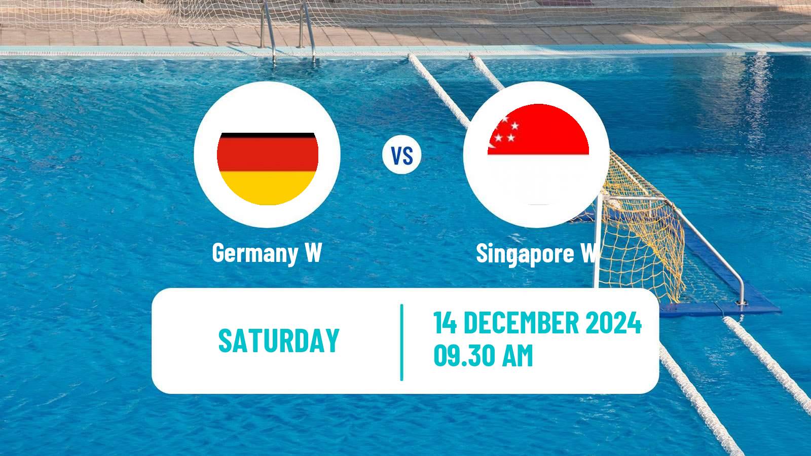 Water polo World Cup Water Polo Women Germany W - Singapore W