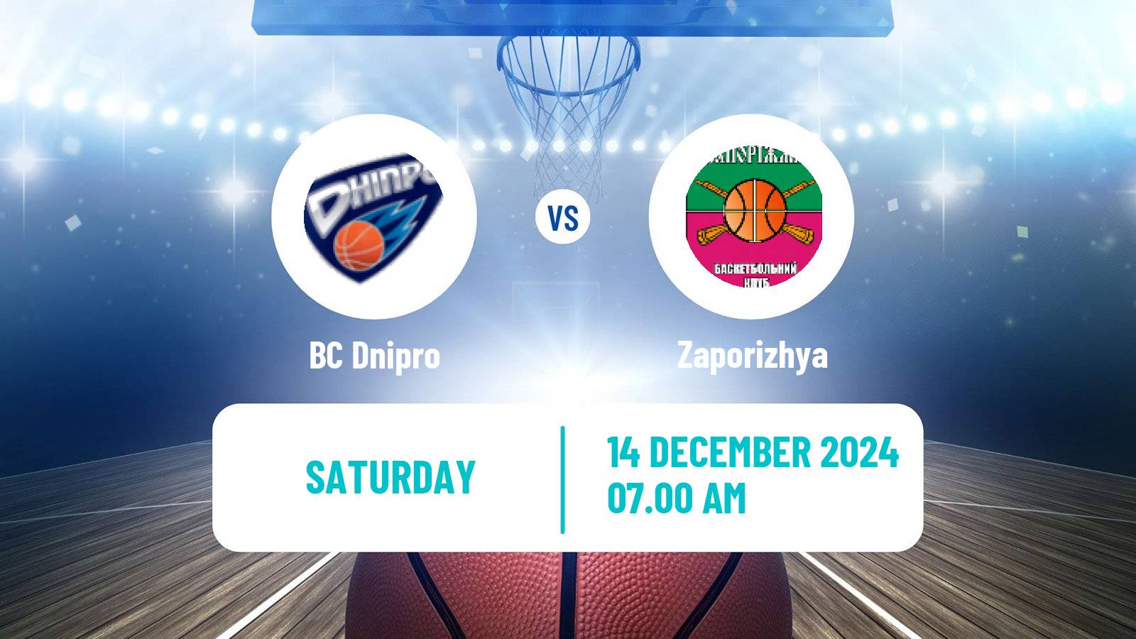 Basketball Ukrainian FBU Super League Dnipro - Zaporizhya