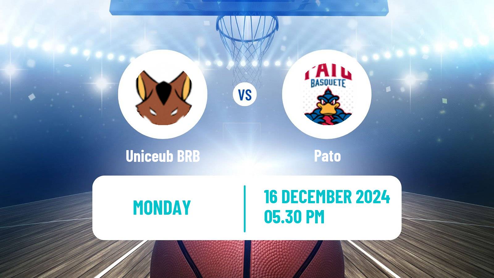 Basketball Brazilian NBB Uniceub BRB - Pato