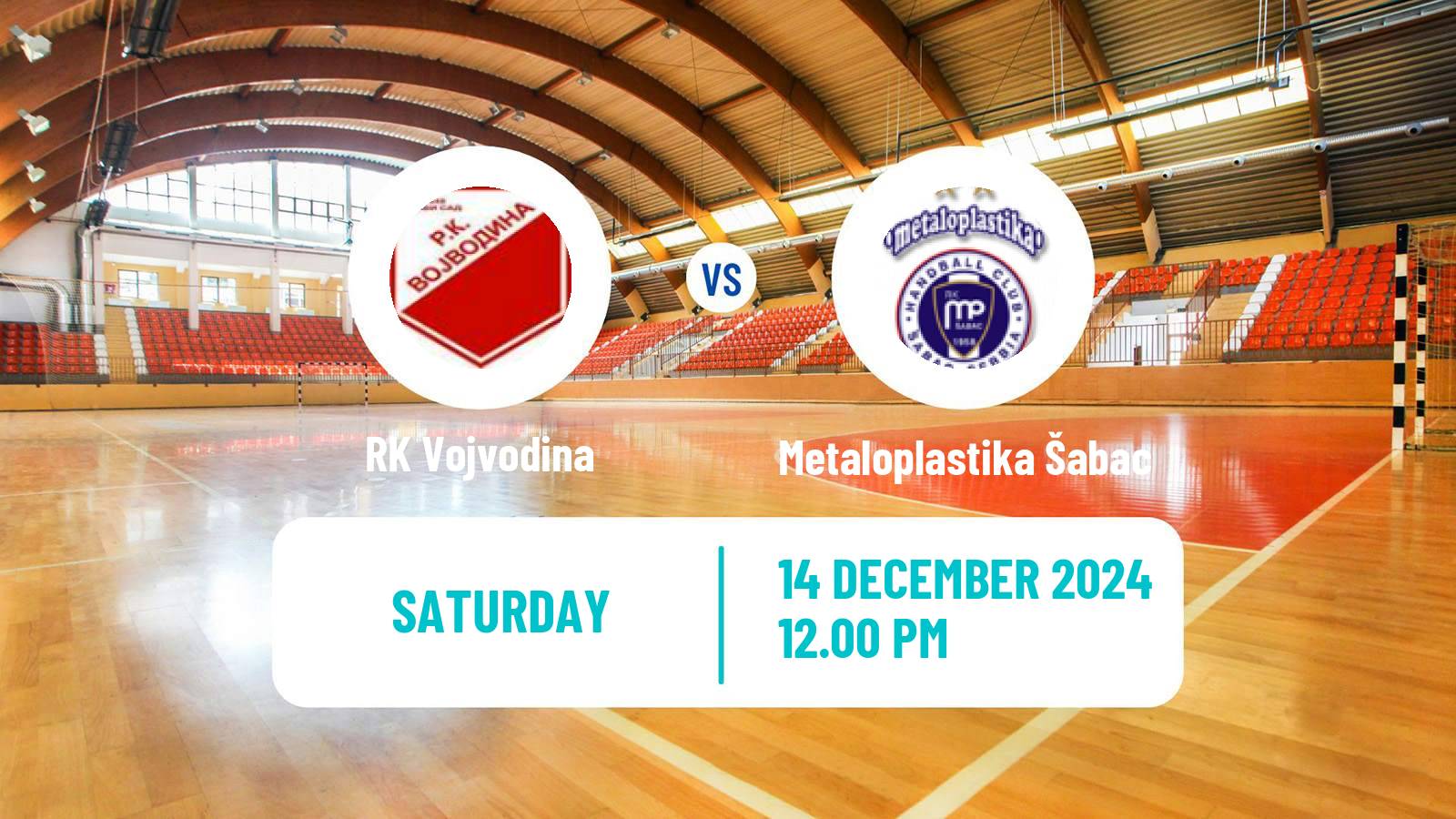 Handball Serbian Superliga Handball RK Vojvodina - Metaloplastika Šabac