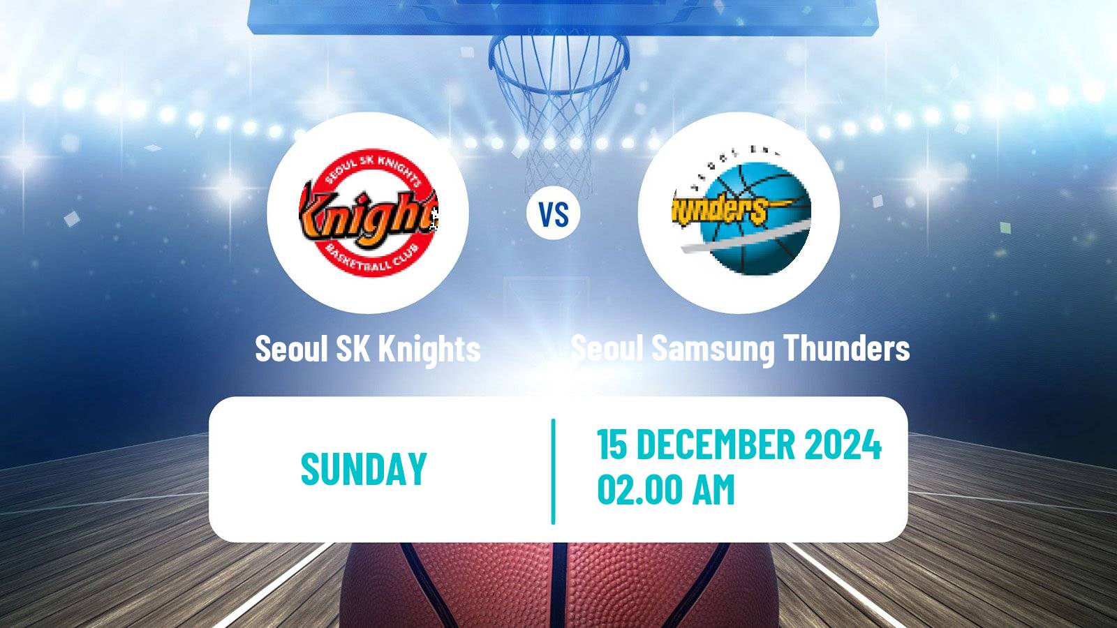 Basketball KBL Seoul SK Knights - Seoul Samsung Thunders