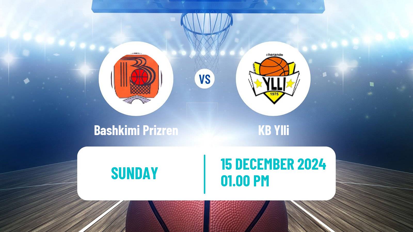 Basketball Kosovo Superliga Basketball Bashkimi Prizren - Ylli