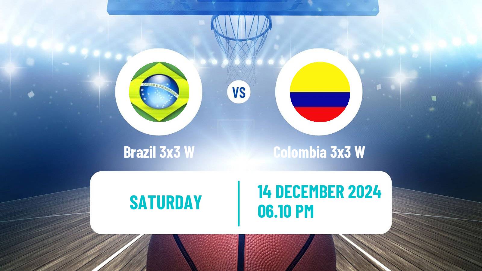 Basketball Americup 3x3 Women Brazil 3x3 W - Colombia 3x3 W