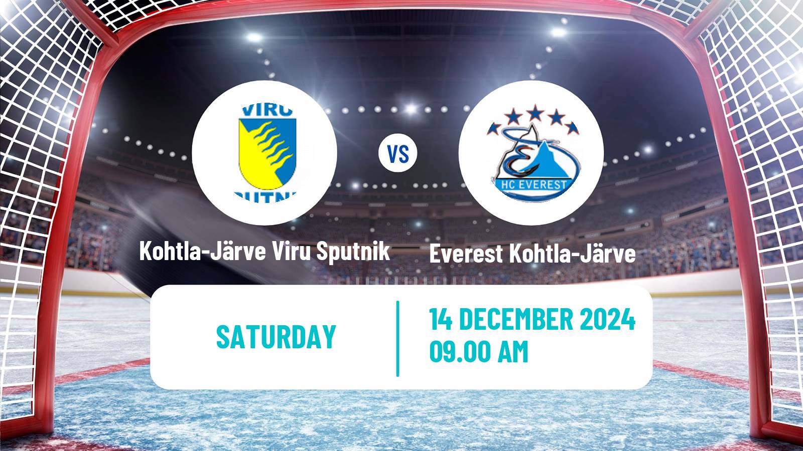 Hockey Estonian Hokiliiga Kohtla-Järve Viru Sputnik - Everest Kohtla-Järve