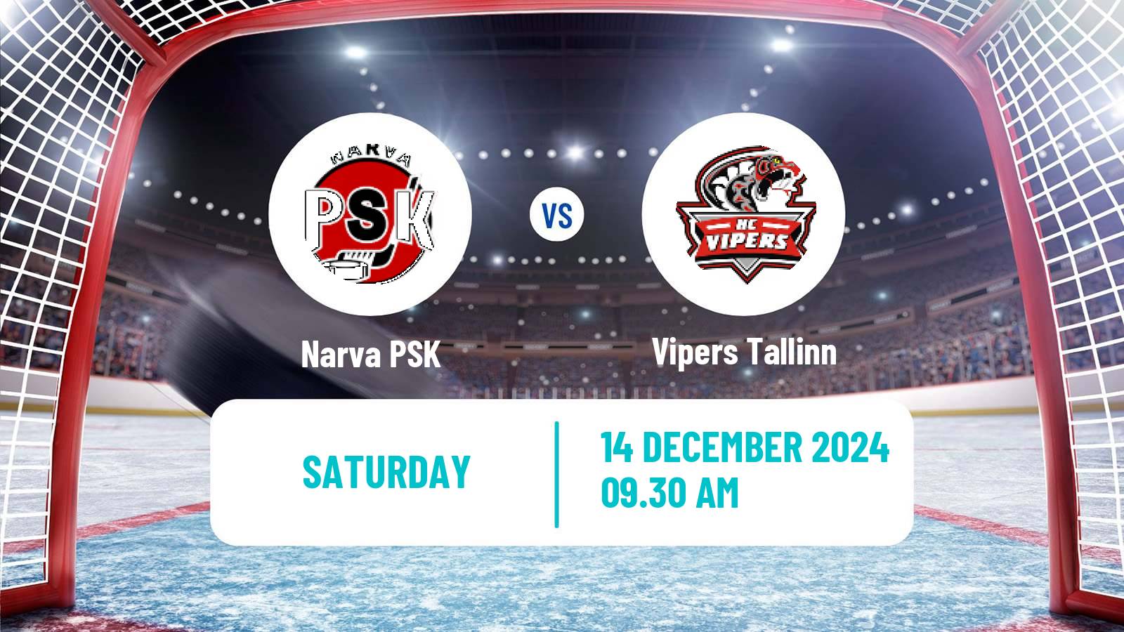 Hockey Estonian Hokiliiga Narva PSK - Vipers Tallinn