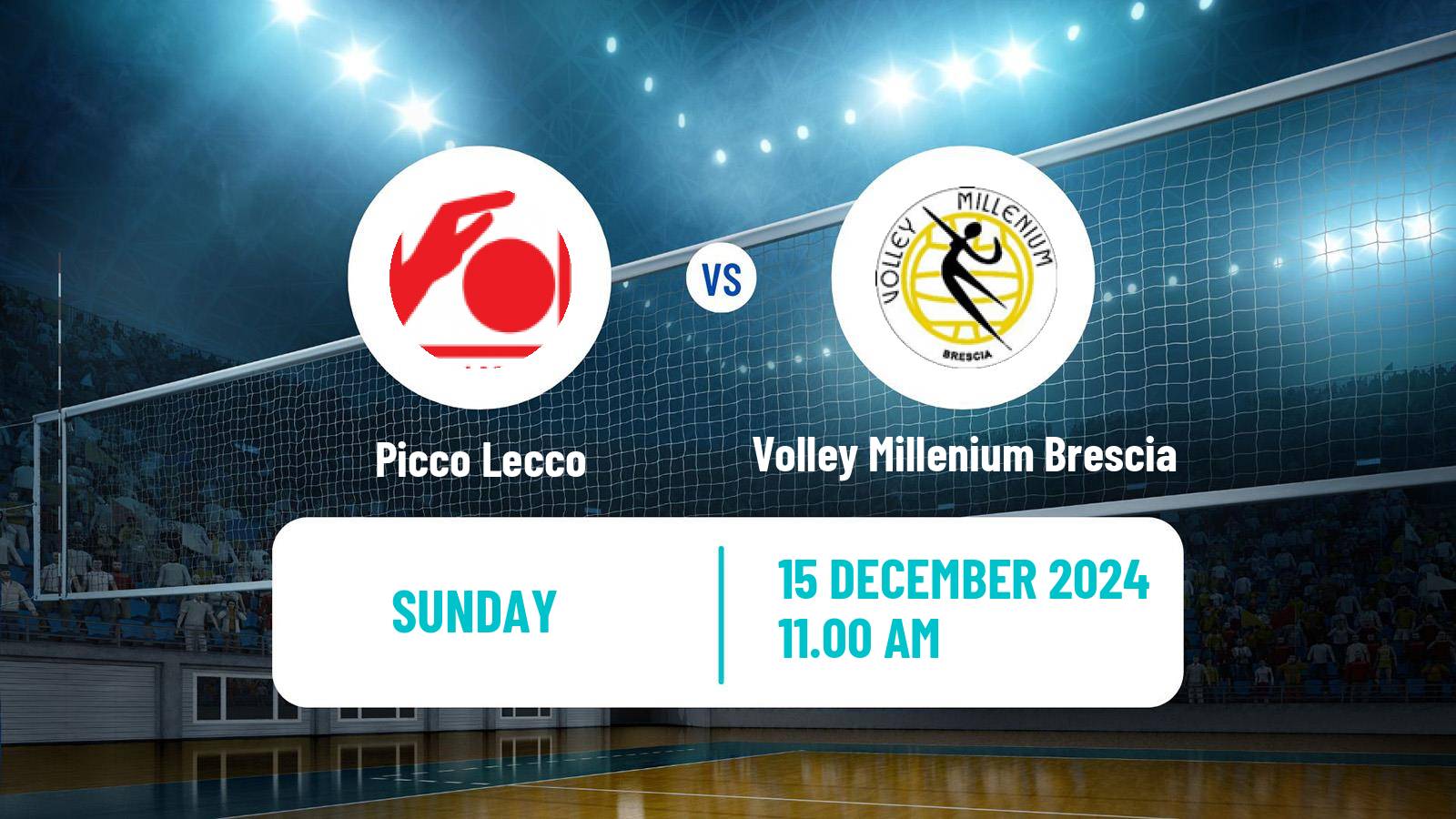 Volleyball Italian Serie A2 Volleyball Women Picco Lecco - Volley Millenium Brescia