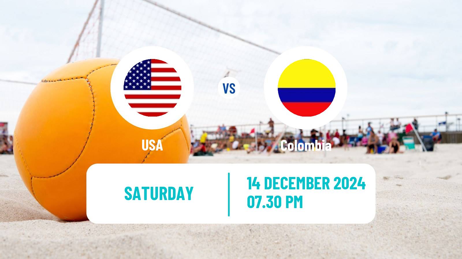 Beach soccer Acapulco Cup 2024 USA - Colombia