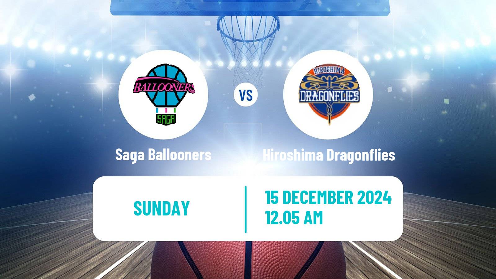 Basketball BJ League Saga Ballooners - Hiroshima Dragonflies