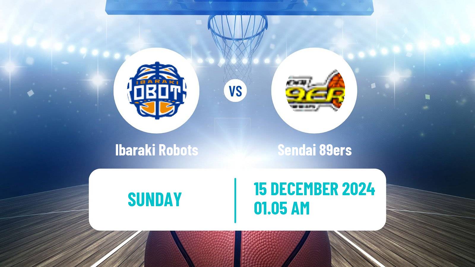 Basketball BJ League Ibaraki Robots - Sendai 89ers