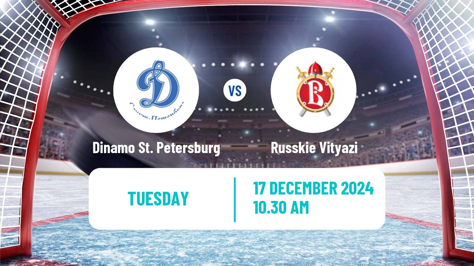 Hockey MHL Dinamo St. Petersburg - Russkie Vityazi