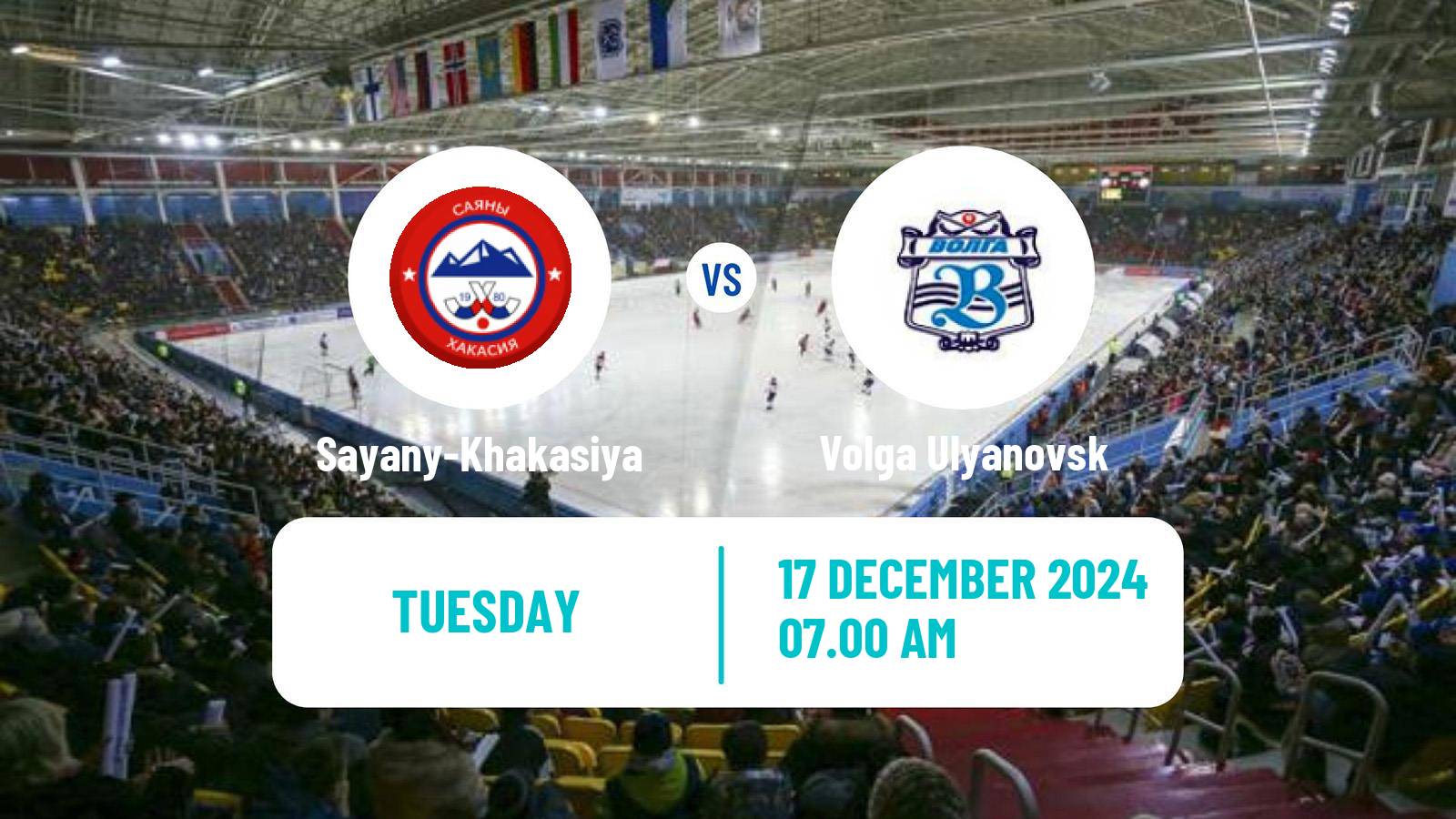 Bandy Russian Super League Bandy Sayany-Khakasiya - Volga Ulyanovsk