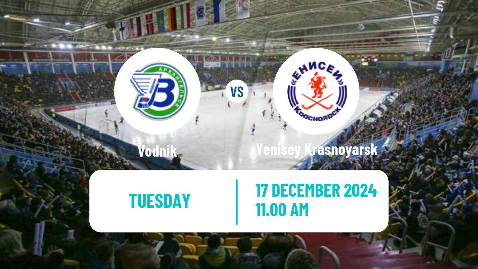 Bandy Russian Super League Bandy Vodnik - Yenisey Krasnoyarsk