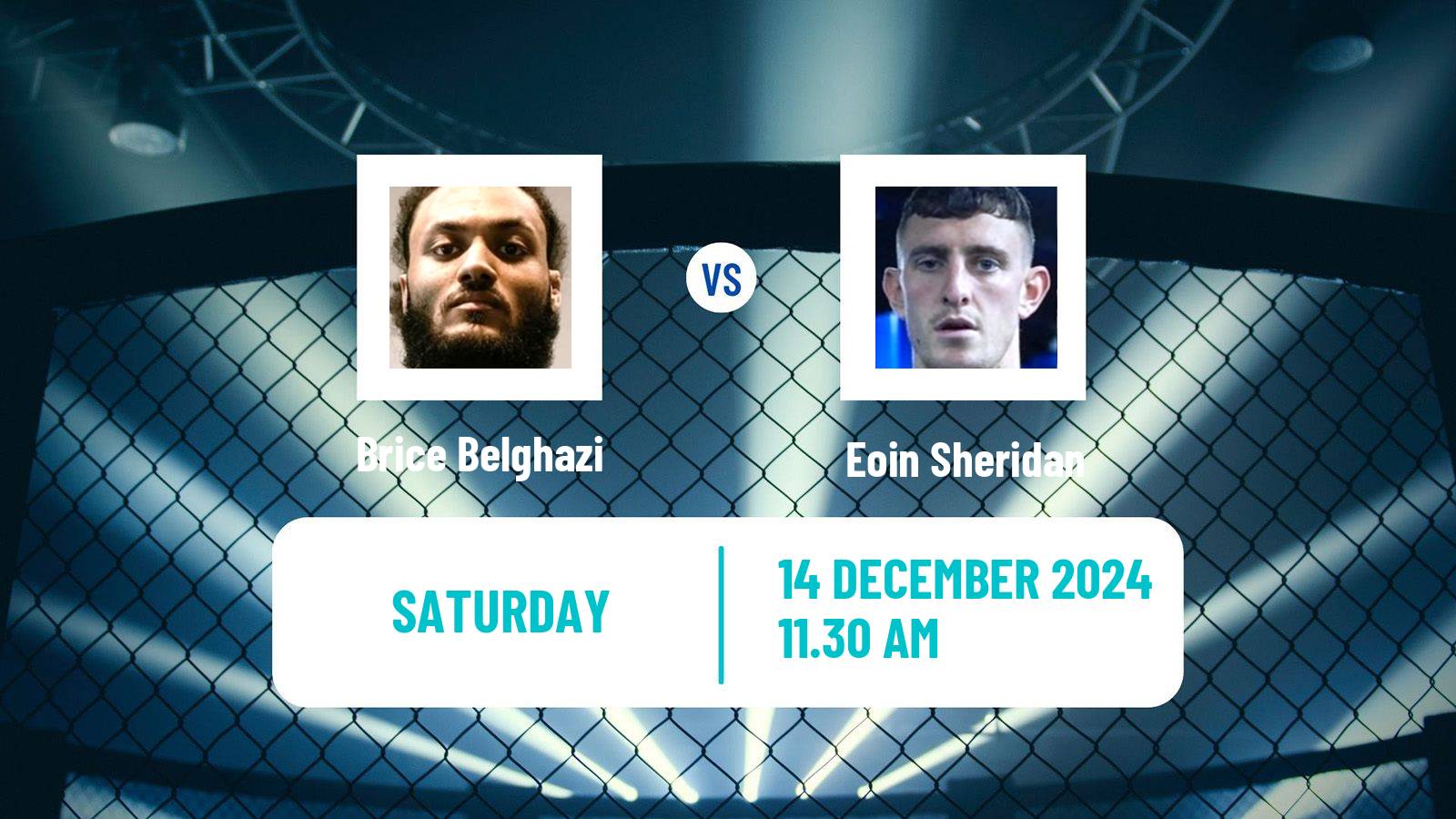 MMA Middleweight Pfl Men Brice Belghazi - Eoin Sheridan