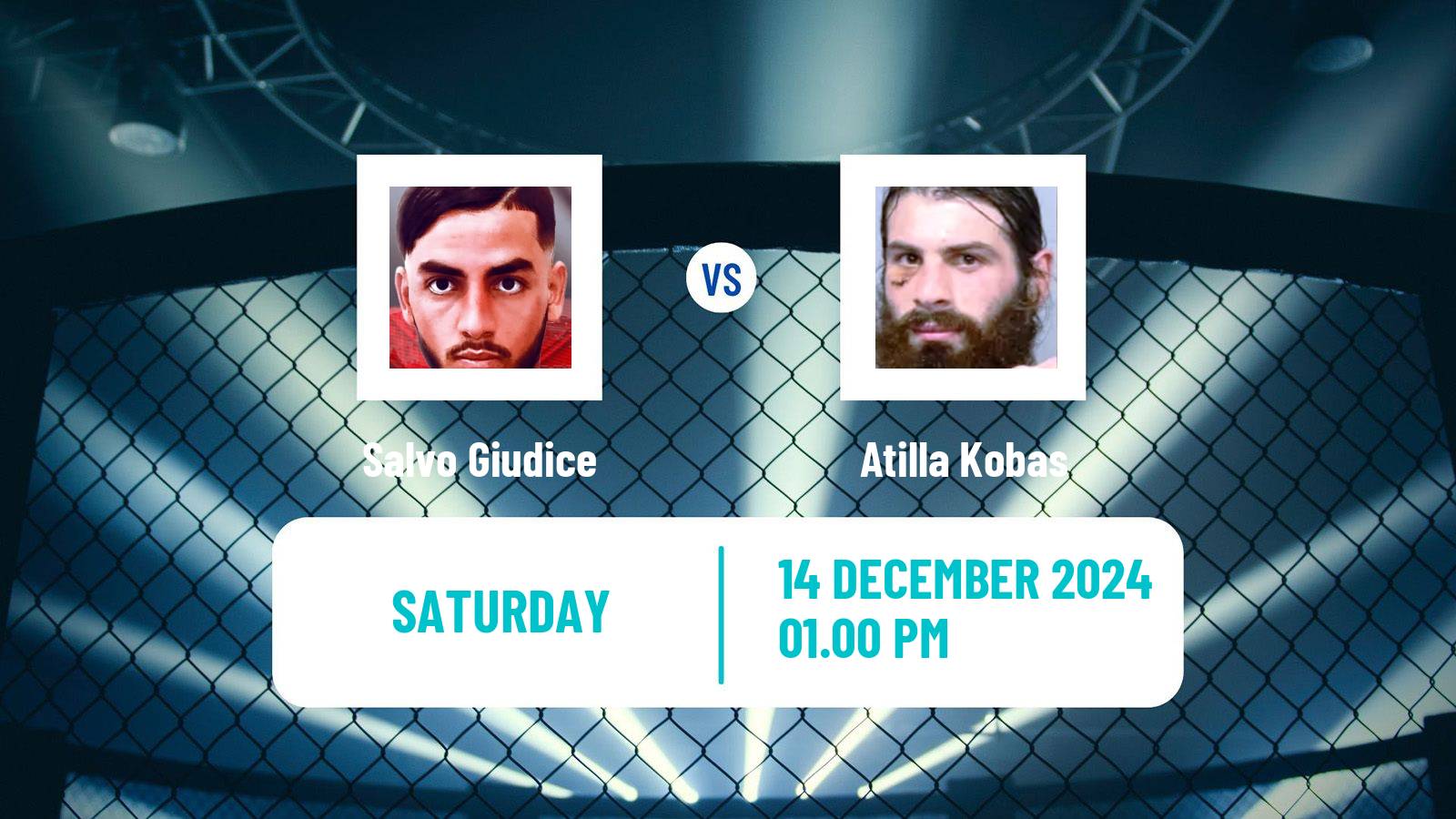 MMA Middleweight Pfl Men Salvo Giudice - Atilla Kobas